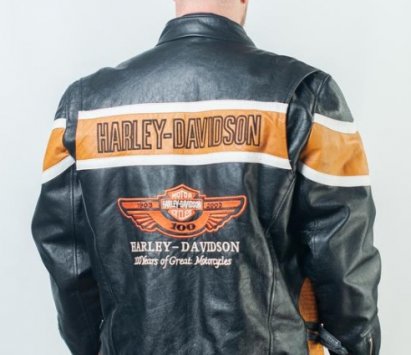 Шкіряна жіноча куртка Harley Davidson