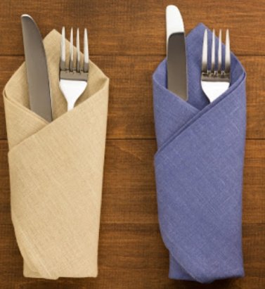 Как выбрать салфетки для ресторана из текстиля