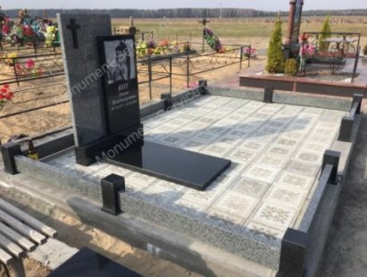 Благоустройство могилы на кладбище в Московской области