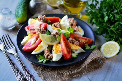 Принципы приготовления диетических салатов