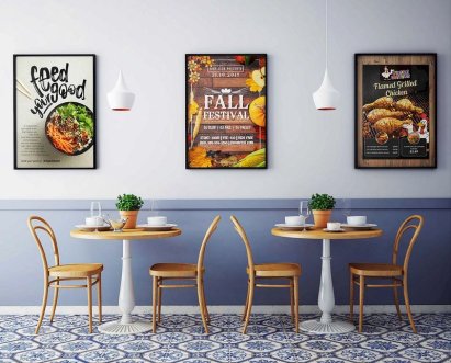 Визуальный стиль кафе: роль постеров в создании уютной атмосферы