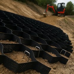 Укладка георешітки на складних ділянках: поради фахівців